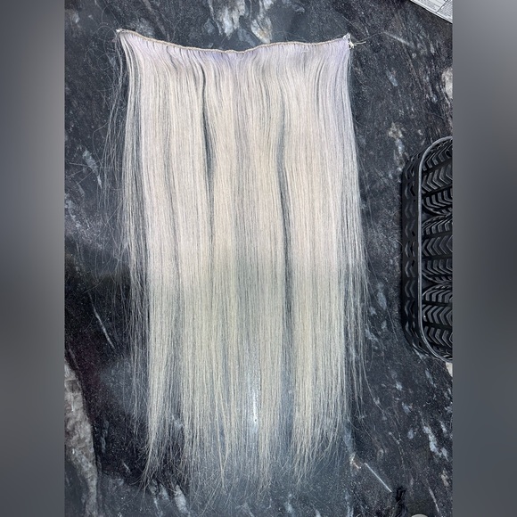 Hairtalk REAL HAIR extensions in blonde 22” - Picture 3 of 8